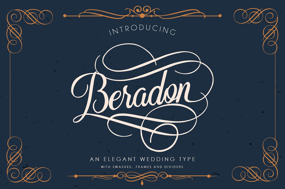 Beradon: A Classical Script Font for Modern Creativity