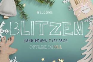 Blitzen: A Handcrafted Typeface with Purpose and Presence