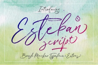 Esteban: A Brush Calligraphy Font Built for Spontaneous Expression