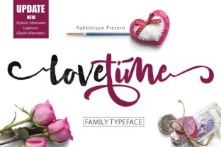 Love Time: A Fluid Script Font That Elevates Modern Branding