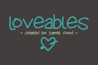 Loveables: A Hand-Drawn Font with Genuine Character