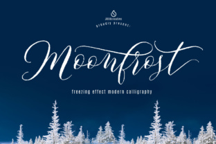 Moonfrost: A Handwritten Font That Brings Authenticity to Modern Design