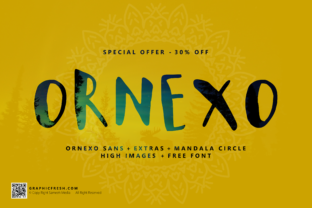 Ornexo: A Playful Handwritten Typeface for Creatives