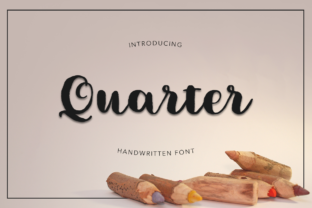 Quarter: A Handwritten Font That Feels Human