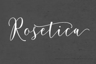 Rosetica: A Handcrafted Script Font with Purpose