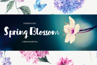 Spring Blossom: A Playful Brush Font for Designers and Creators