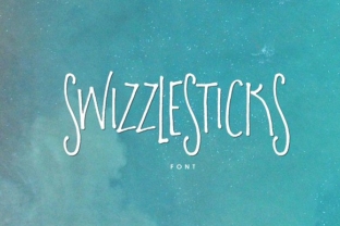 Swizzlesticks: A Handcrafted Font with Real Personality