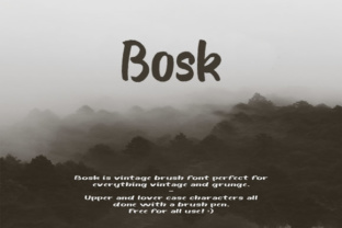 The Bosk Brush Font: Why Handmade Type Still Matters in a Digital World