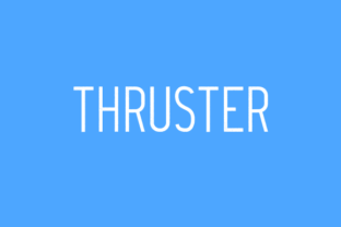 Thruster: A Caps-Only Sans Serif Font Built for Impact and Clarity