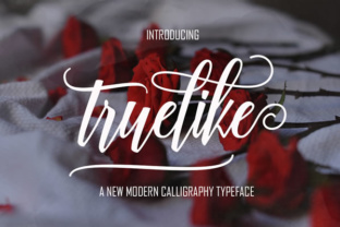 Truelike: Elegance in a Connecting Script Font